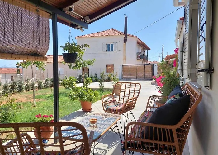 펜션 Marialena's 메토니